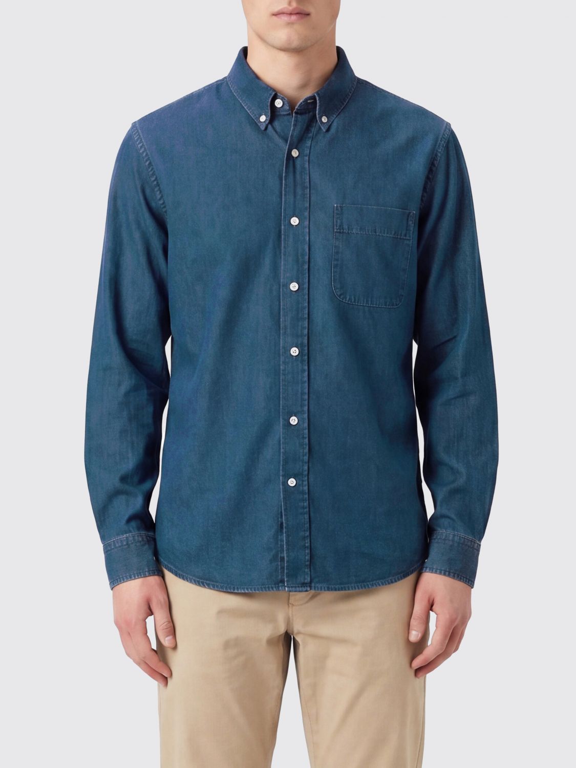 Shirt Men color Blue