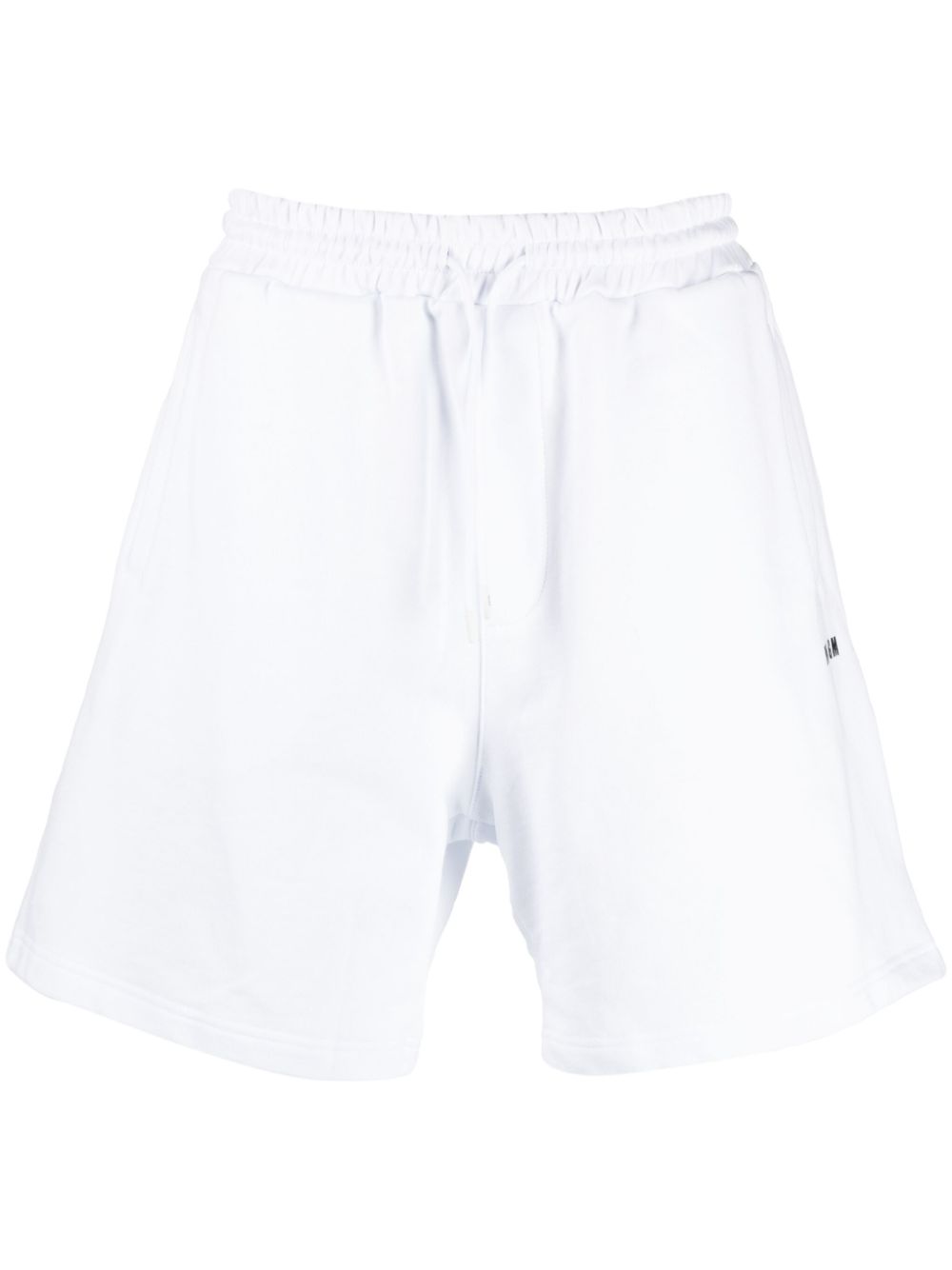 Logo-print cotton shorts - White