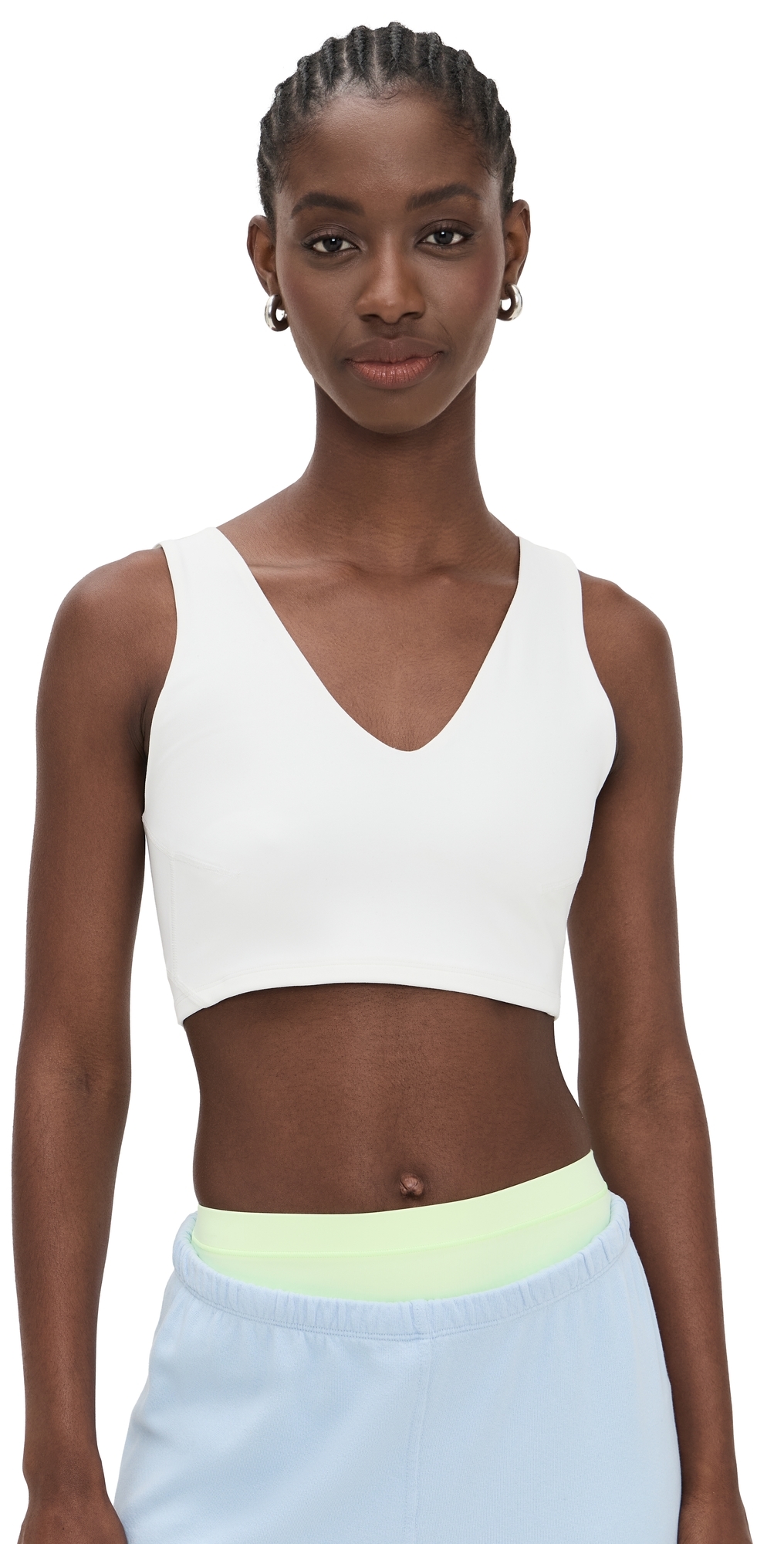 Never Better Crop Cami White