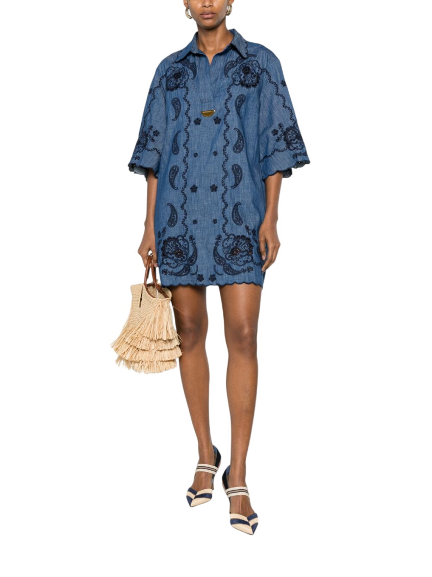 Aster Denim Mini Dress