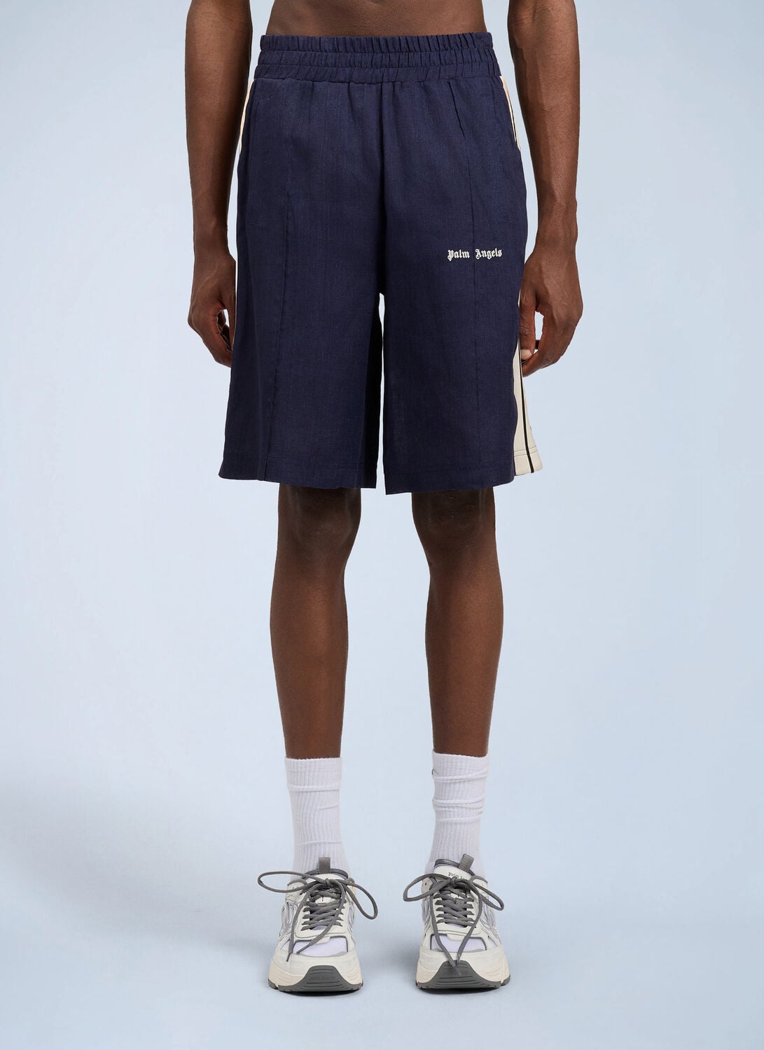 Classic Logo Track Shorts - Man Shorts Blue It