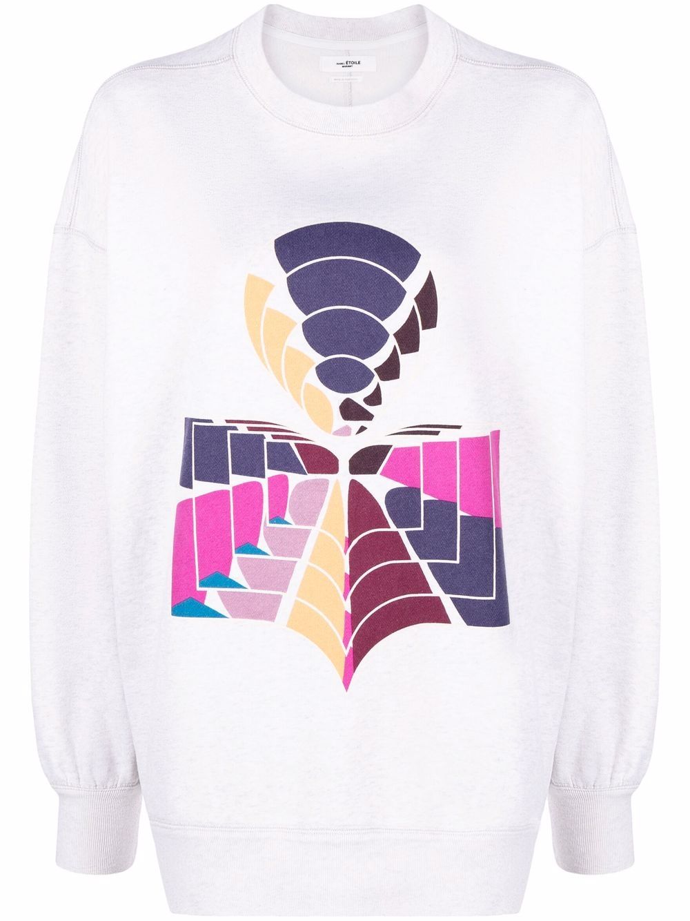 Mindy logo-print sweatshirt - Neutrals