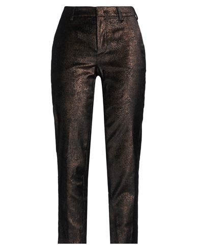 Woman Pants Brown Size 6 Cotton, Viscose