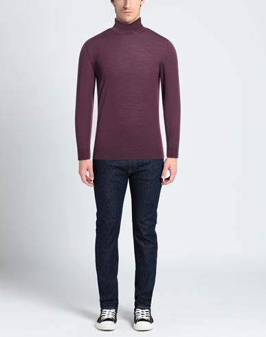 Modern Man Turtleneck Dark purple Size 40 Super 140s Wool