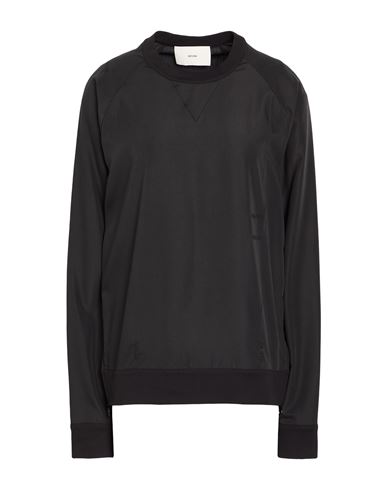 Woman Top Black Size 0 Polyester, Cotton, Elastane