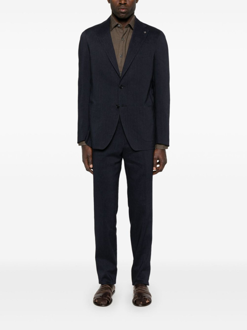 Dark Blue Linen suit