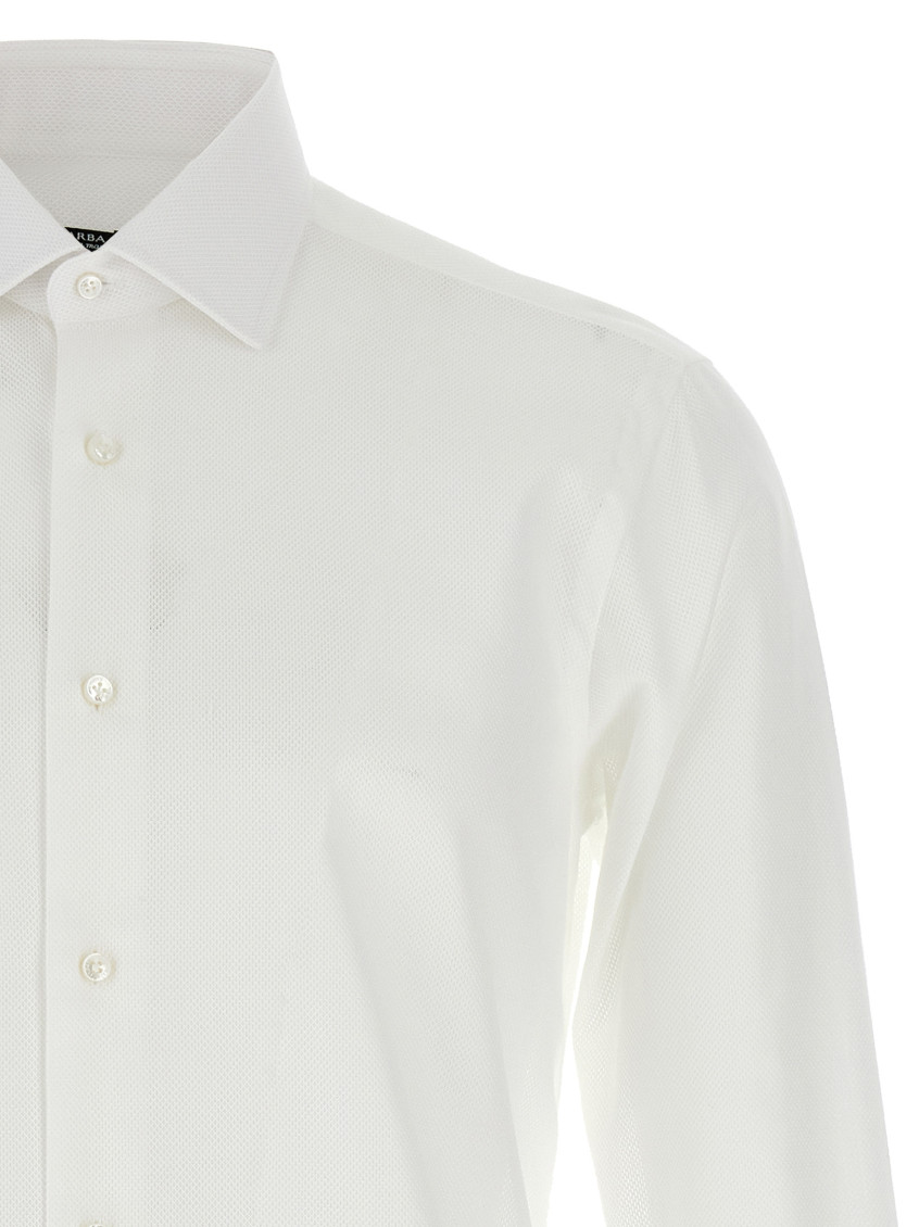Honeycomb Cotton Shirt