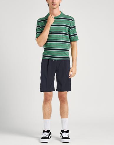 Man Shorts & Bermuda Shorts Midnight blue Size L Viscose, Polyester, Wool