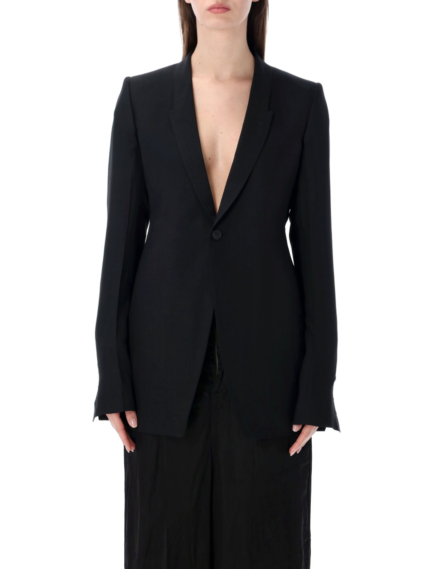 Rick Owens - soft tailoring blazer long line