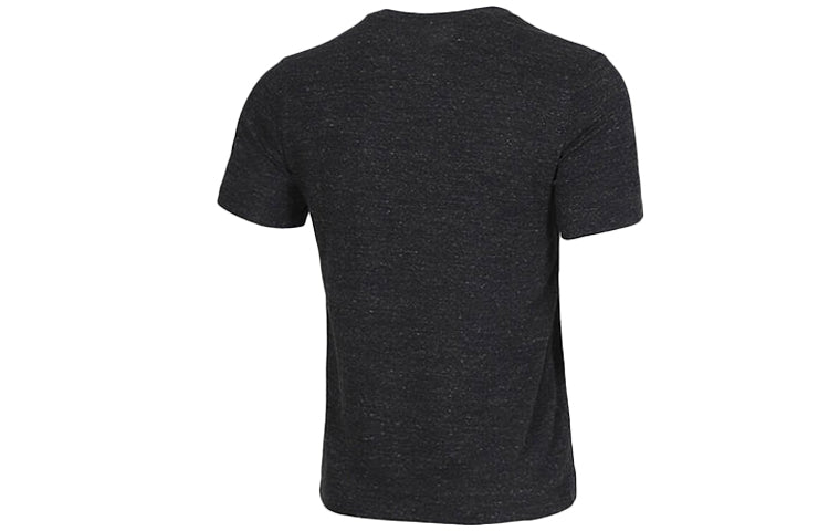 Sportswear Heritage Alphabet Logo Printing Short Sleeve Black