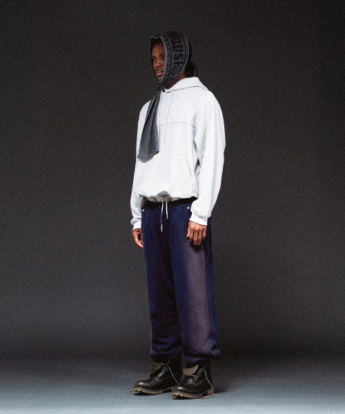 REVERSED CUT-OFF HOODIE GREY