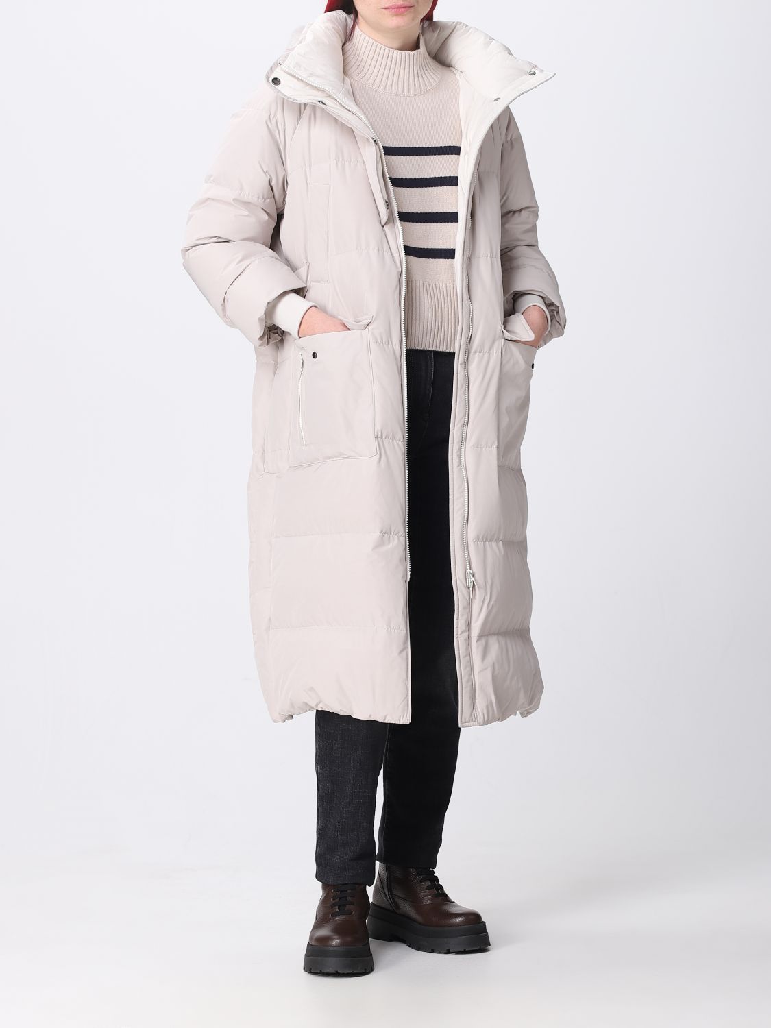 Coat Woman color White