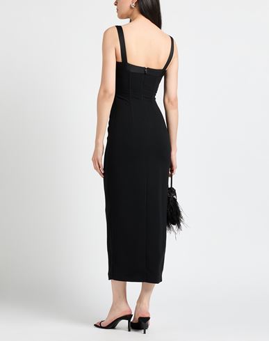 Woman Maxi dress Black Size 10 Polyester