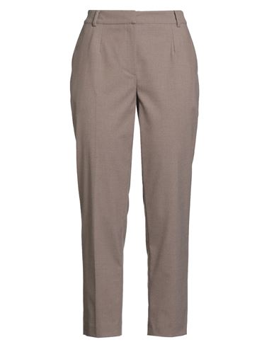 Woman Pants Khaki Size 8 Viscose, Polyester, Elastane