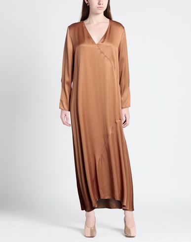 Pomandère Woman Midi dress Camel Size 12 Cupro, Modal