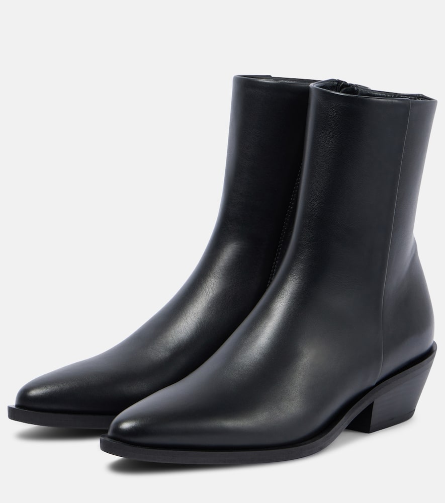 A. Emery Hudson leather ankle boots