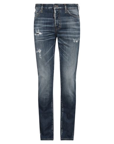 Icon Man Jeans Blue Size 38 Cotton, Elastane, Calfskin
