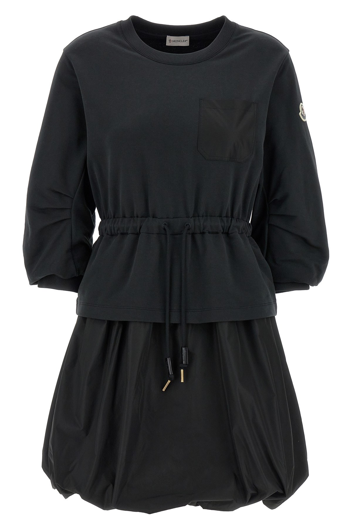 Two-Material Dress