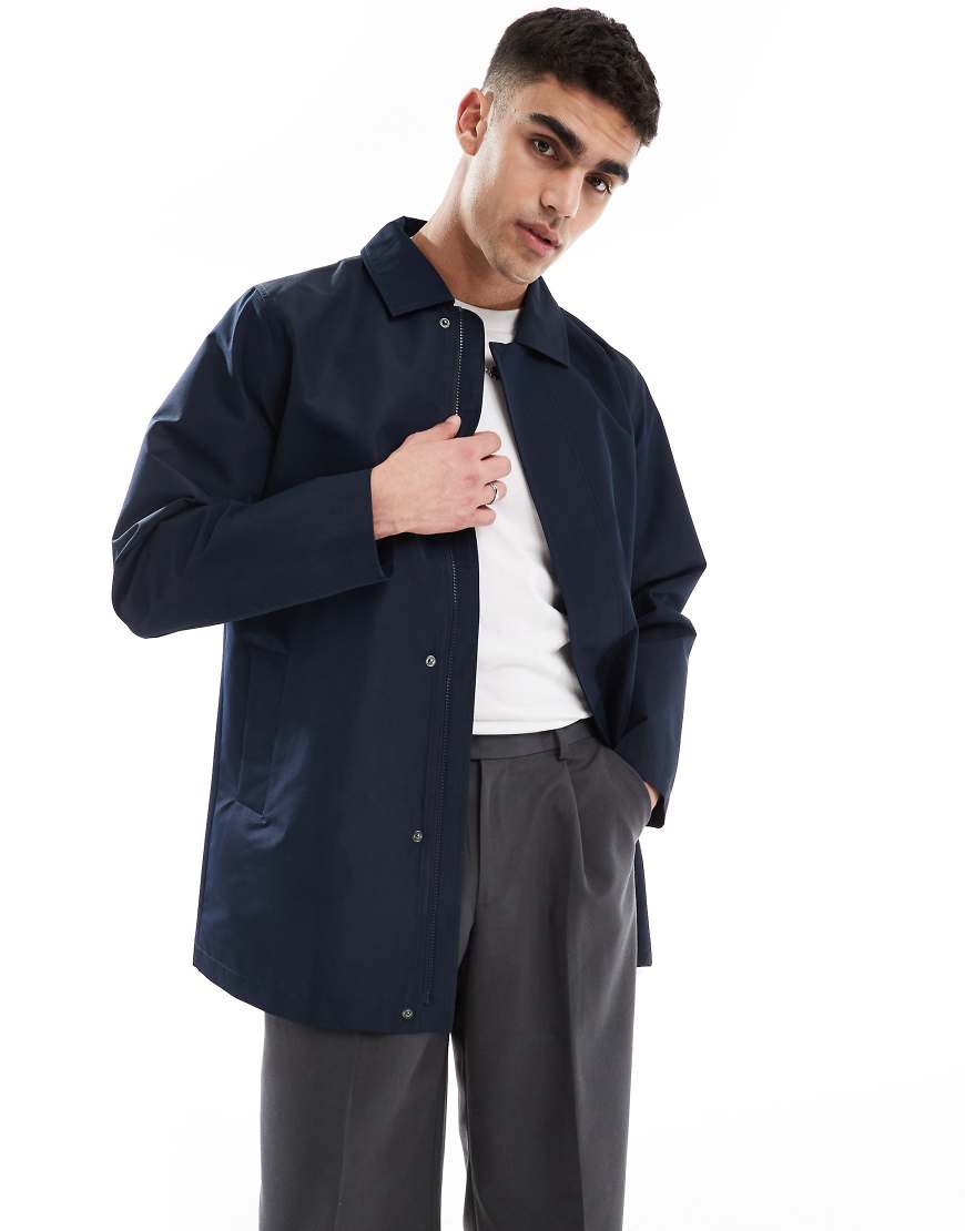 ONLY & SONS lightweight coat in navy