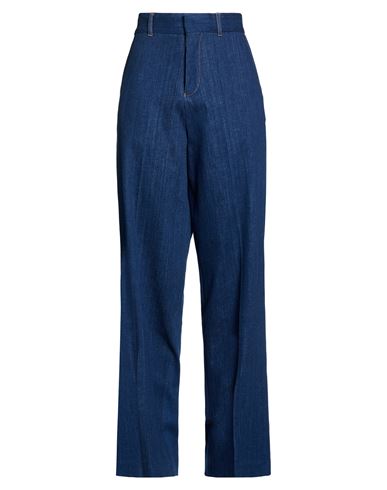 Woman Jeans Blue Size M Cotton, Elastane