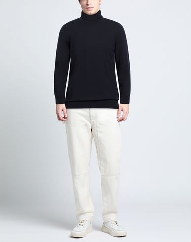 Man Turtleneck Midnight blue Size 46 Merino Wool