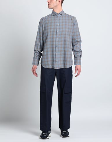 Man Shirt Azure Size 15 ¾ Cotton