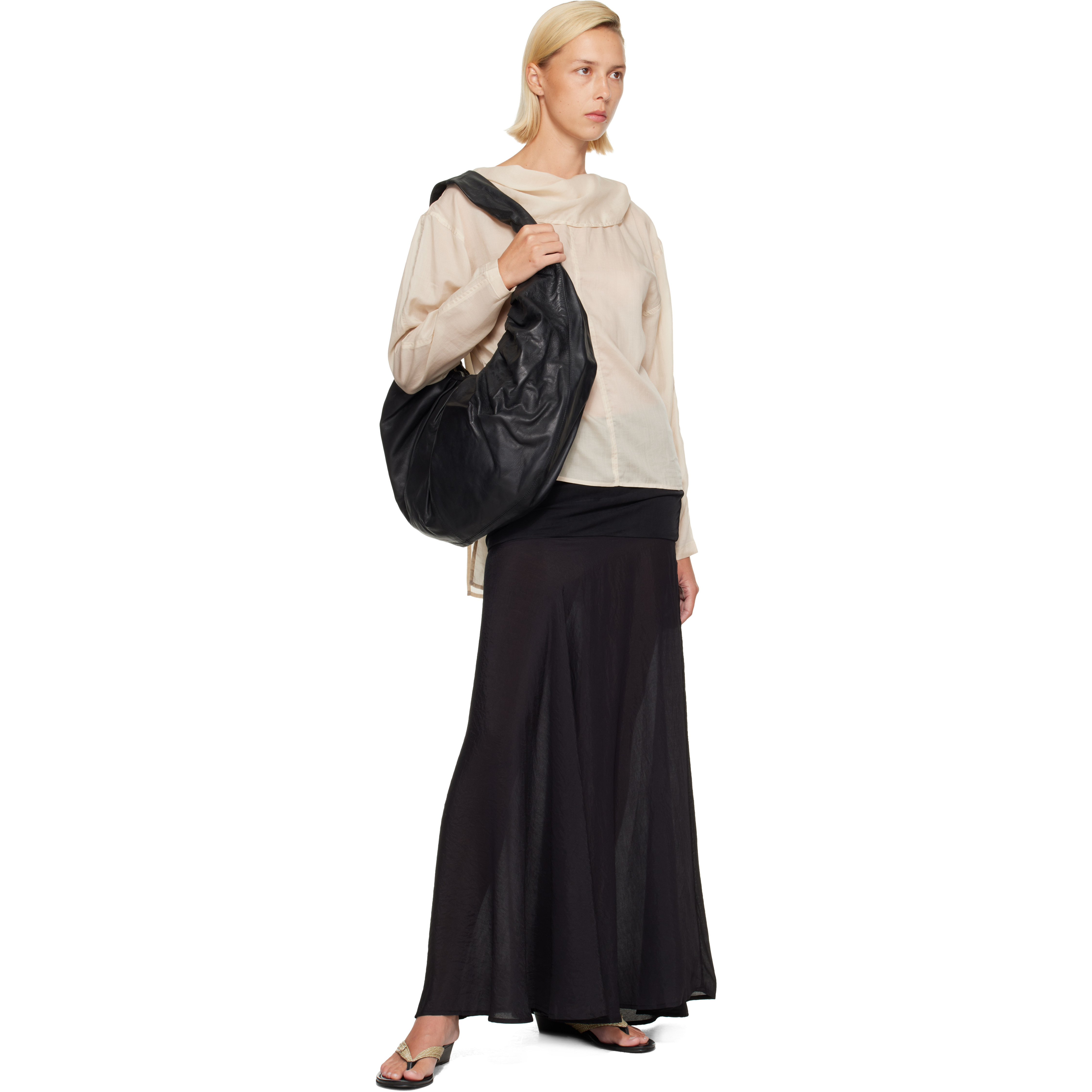 Black Jewel Maxi Skirt