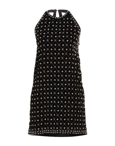 Woman Mini dress Black Size 10 Polyester