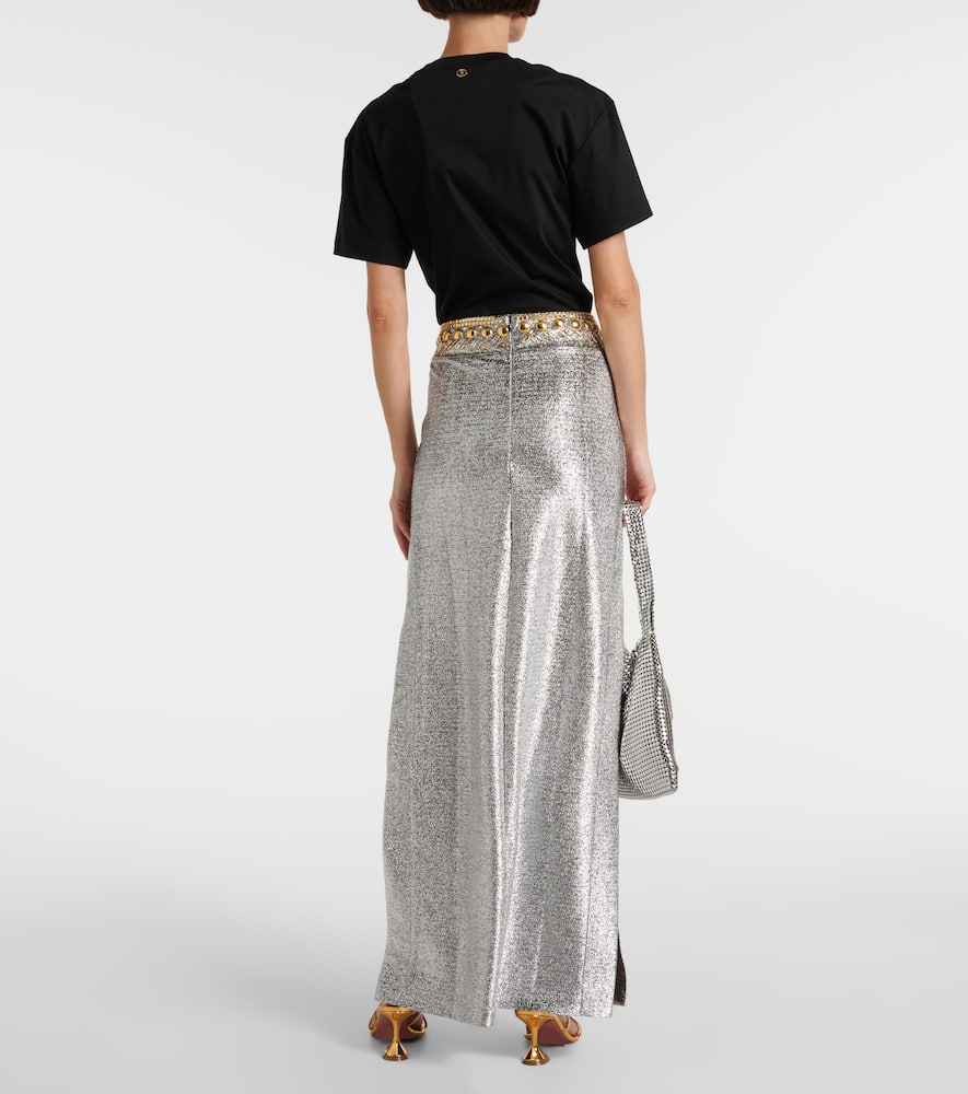 Rabanne Embellished maxi skirt