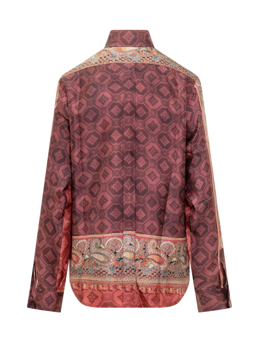 Multicolour Regular Paisley Shirt