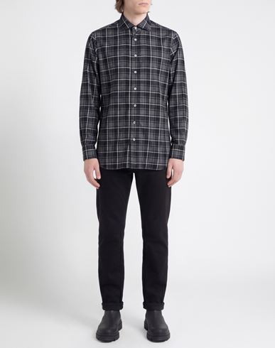 Man Shirt Charcoal Size 15 ¾ Cotton