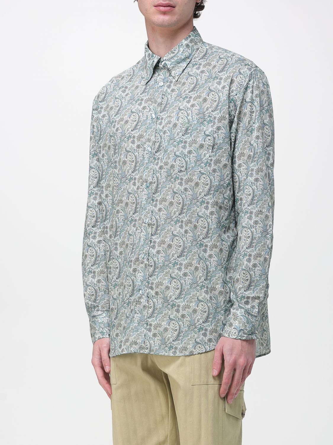 Shirt Men color Green