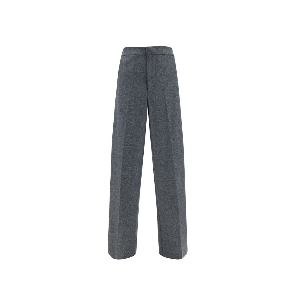 Wool Trousers — Gray