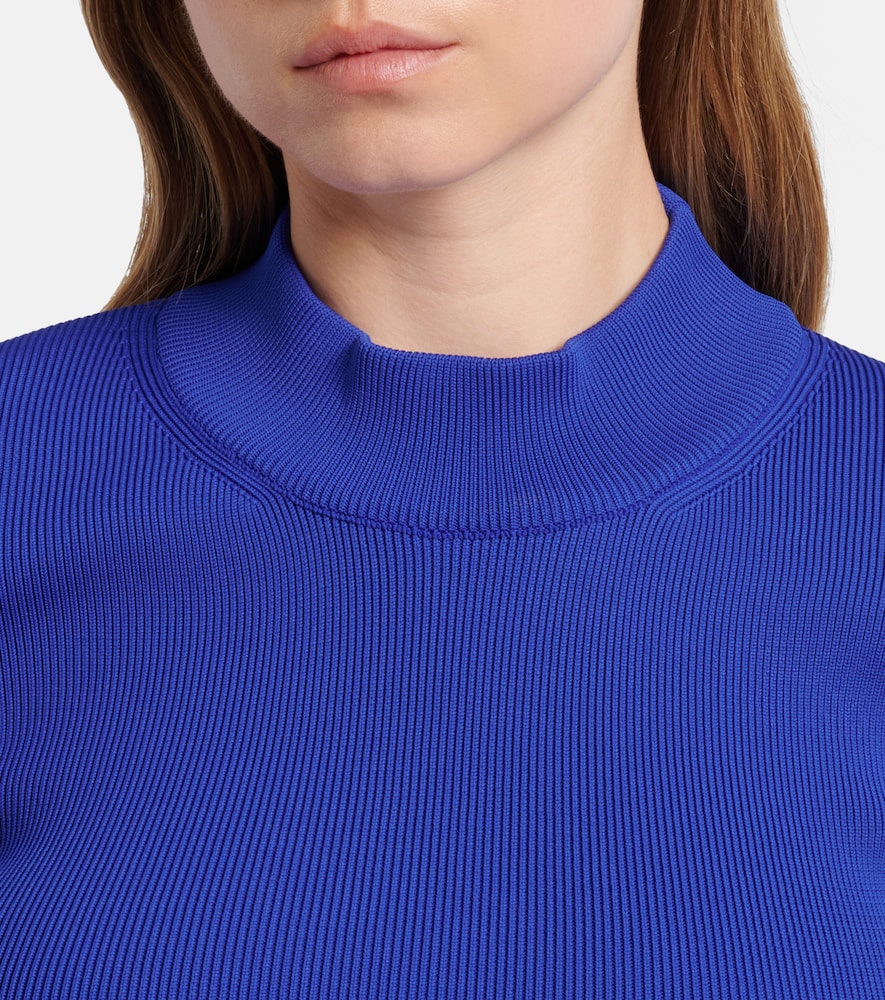 Ribbed-knit sweater