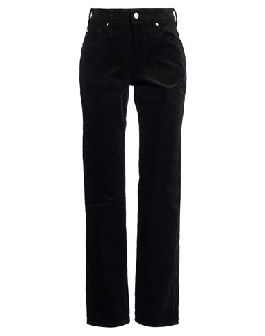 Woman Pants Black Size 24 Cotton, Modal, Polyester, Elastane