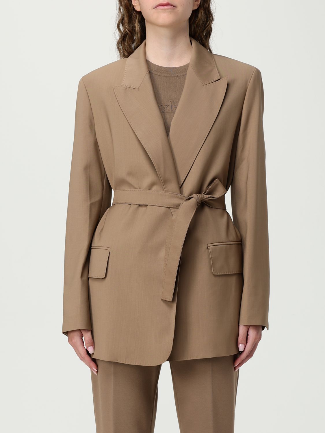 Blazer Woman color Brown