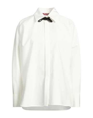Woman Shirt White Size 4 Cotton, Silk