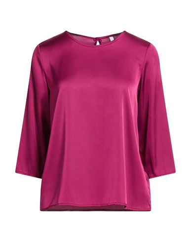 Woman Top Garnet Size S Polyester, Elastane