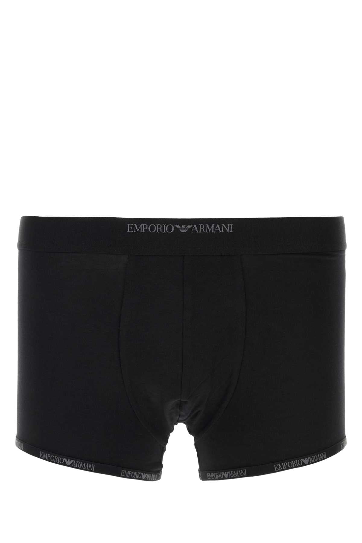 Trunk Boxer Shorts — Black