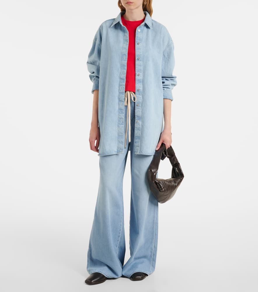 Nina oversized denim shirt