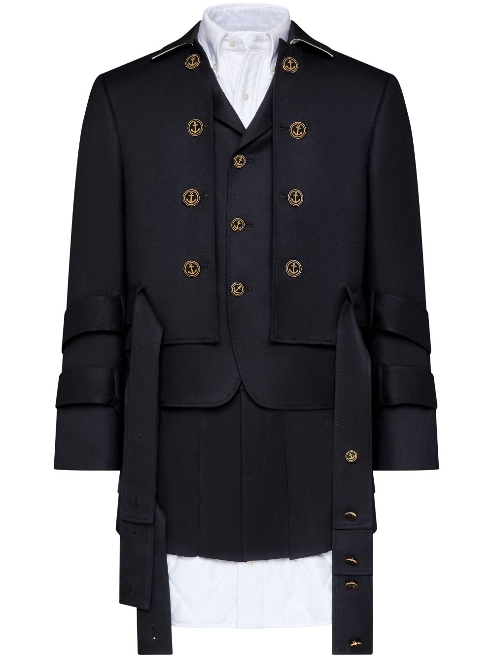 Layered jacket - Black