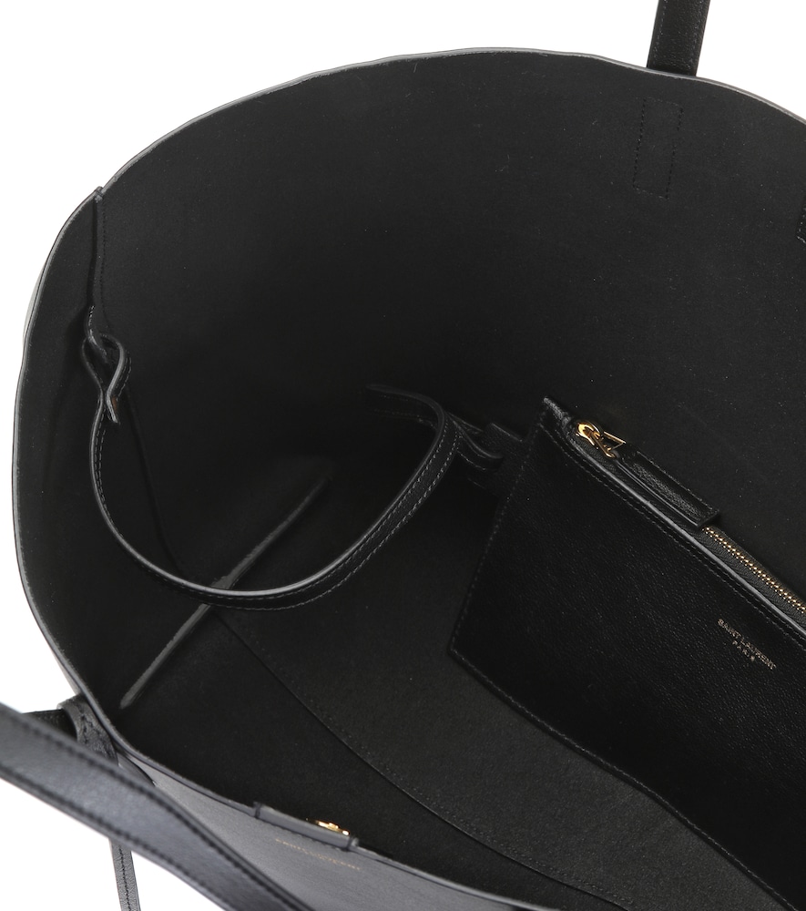 Saint Laurent Shopping E/W leather tote bag