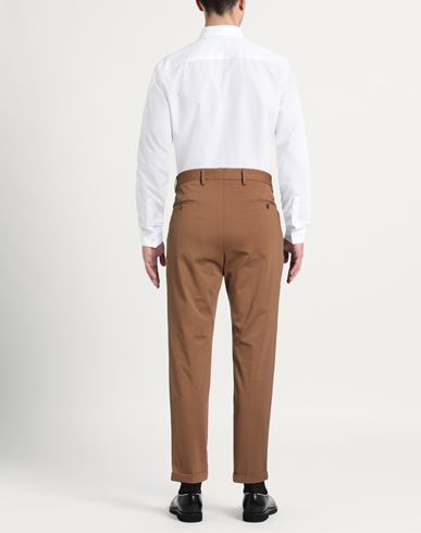 Man Pants Camel Size 38 Cotton, Polyamide, Elastane