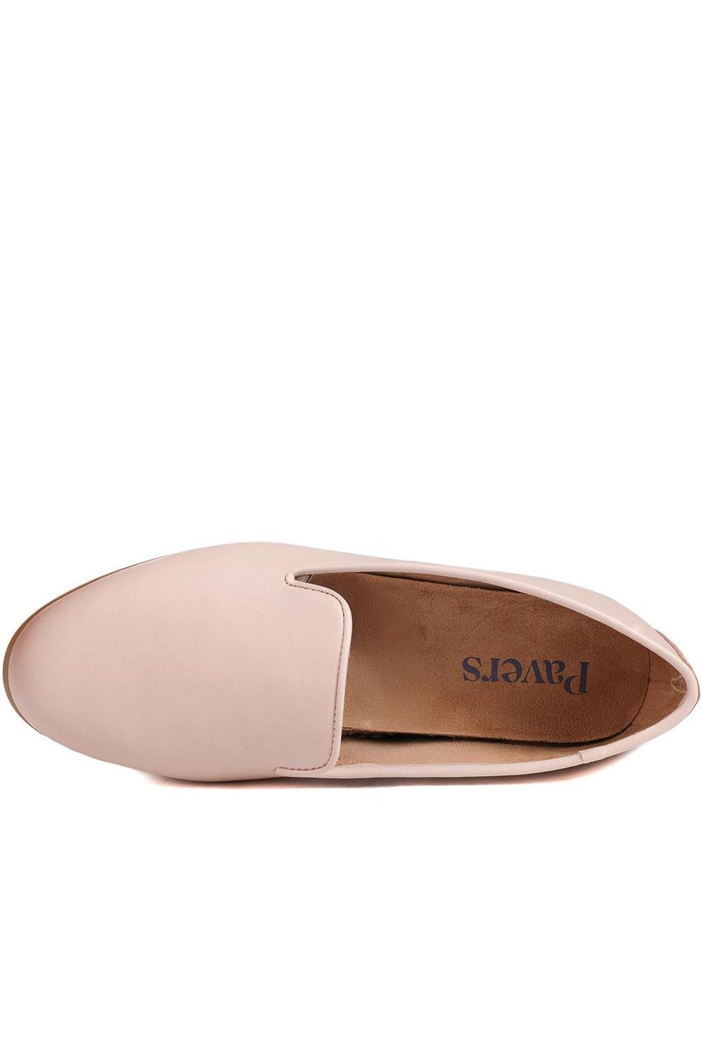 Pavers Women's Flat-Soled Casual Slip-On Shoes in Pink
