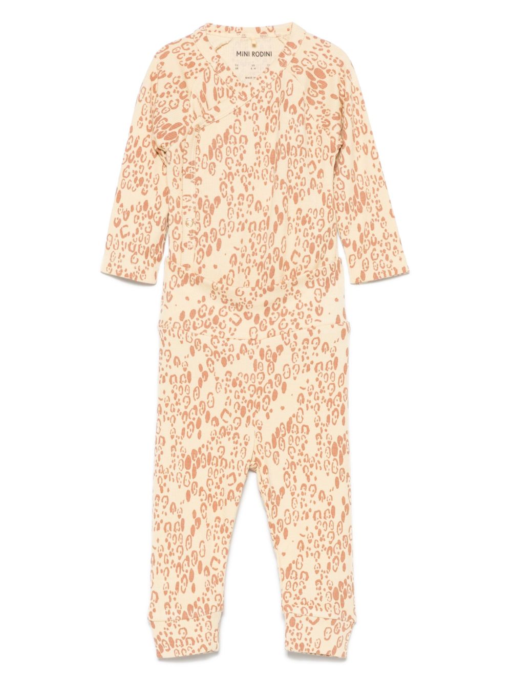 Abstract-print tracksuit - Yellow