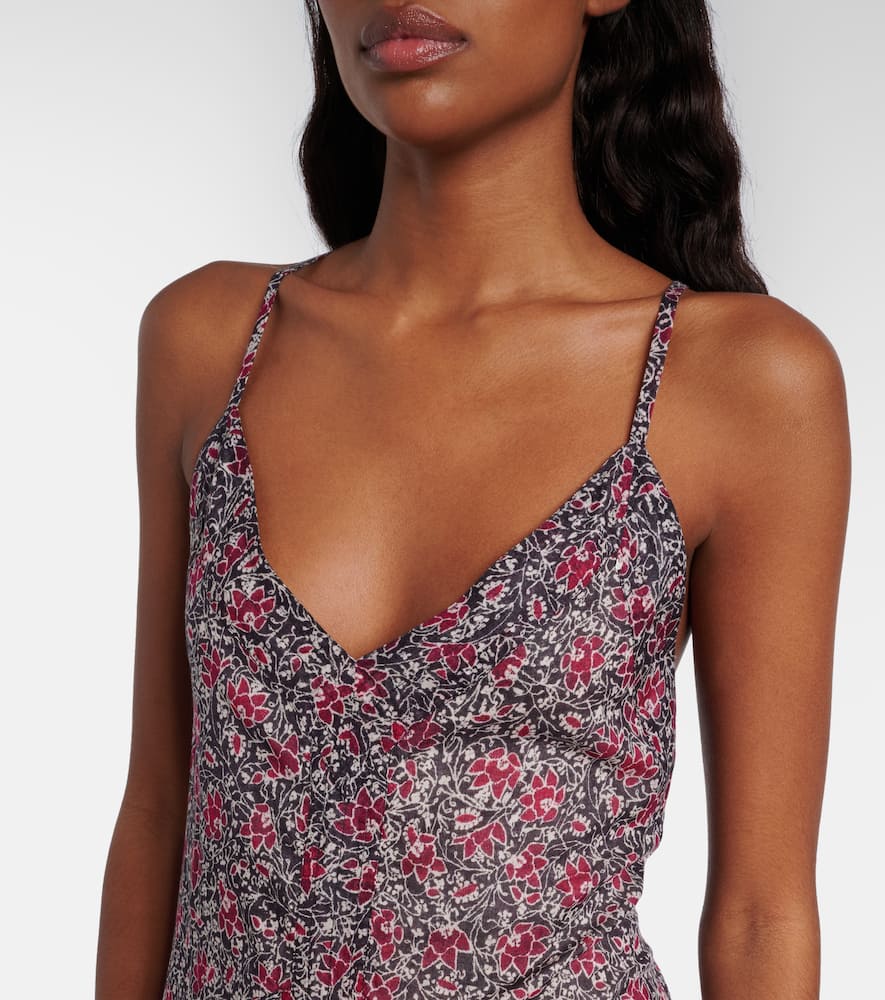 Danielle floral cotton voile minidress