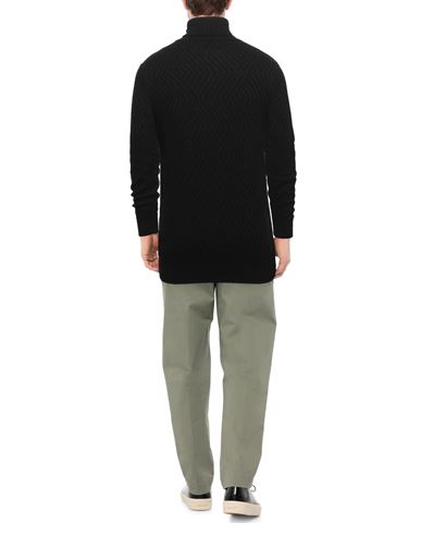 Man Turtleneck Black Size 42 Polyamide, Viscose, Wool, Cashmere
