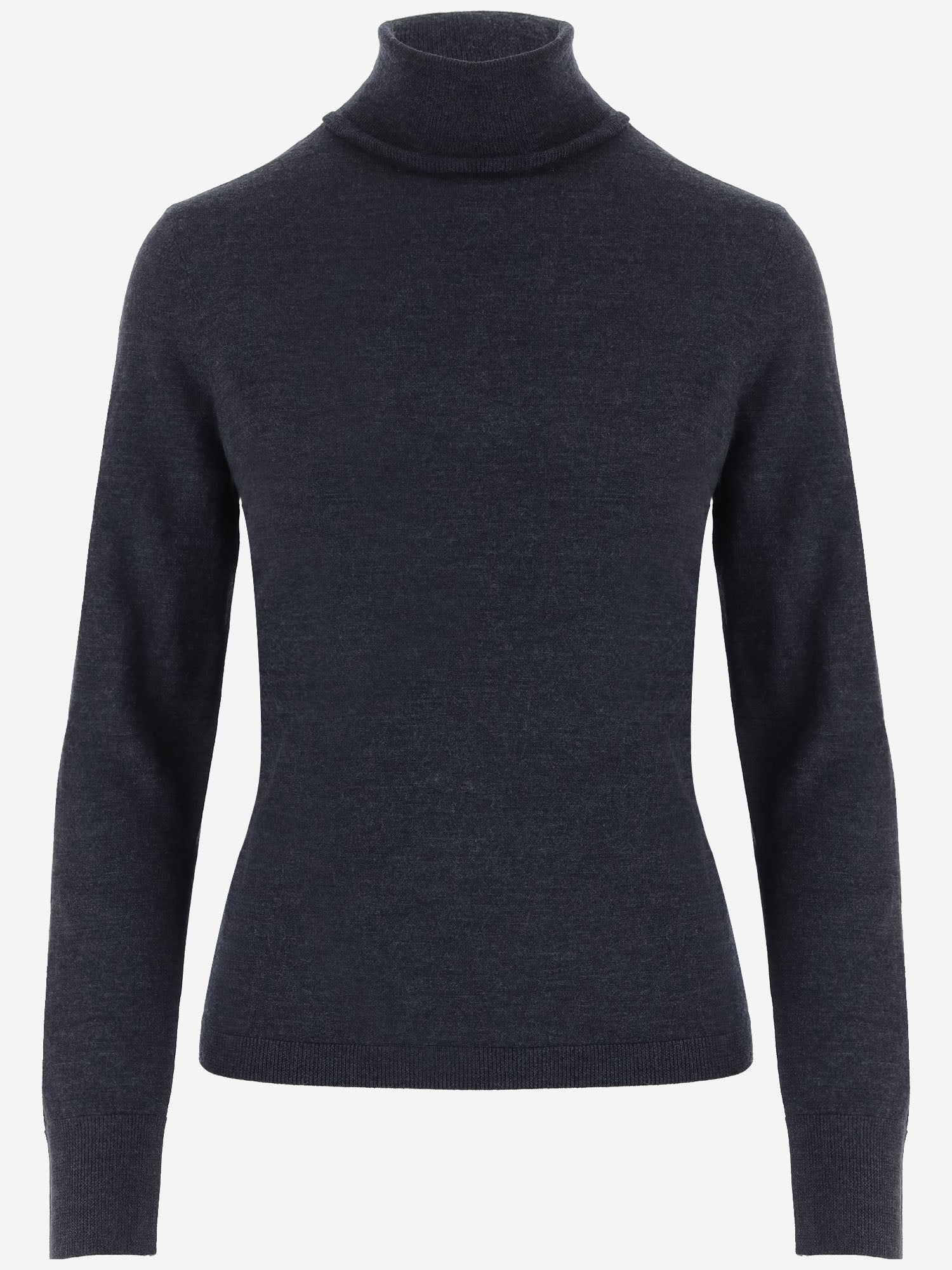 Cashmere Turtleneck Sweater — Gray