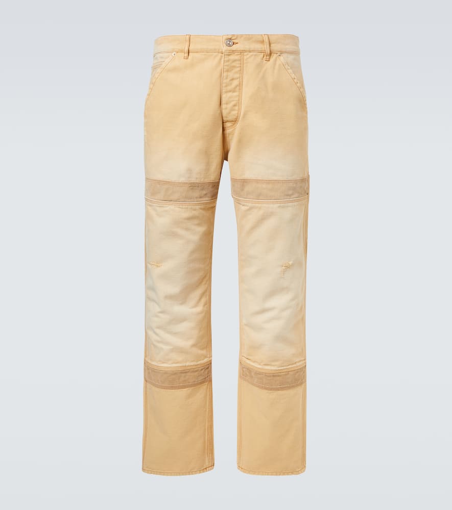 Sierra cotton canvas straight pants
