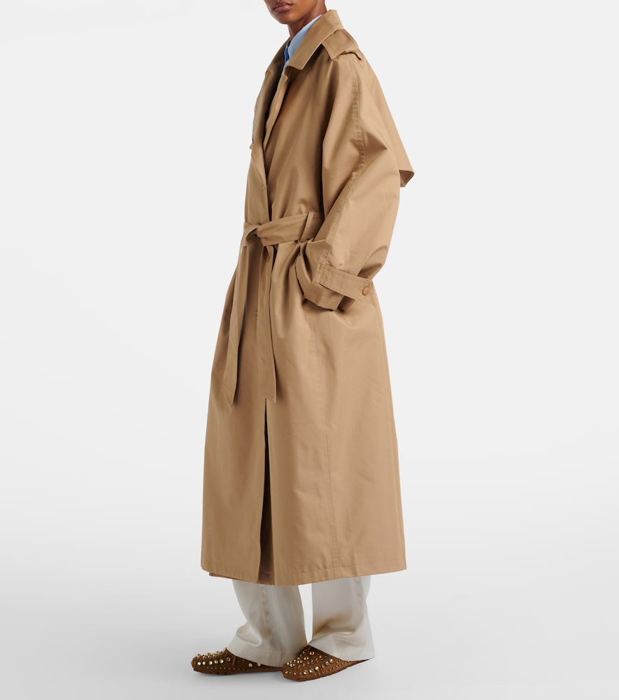 Riva oversized cotton trench coat
